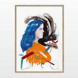 drawings, watercolor-paintings, aesthetic, colorful, figurative, graphical, illustrative, bodies, botany, people, black, blue, orange, acrylic, ink, paper, watercolor, beautiful, danish, decorative, design, faces, female, interior, interior-design, modern, modern-art, nordic, plants, posters, pretty, scandinavien, women, Buy original high quality art. Paintings, drawings, limited edition prints & posters by talented artists.
