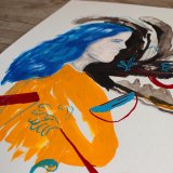 drawings, watercolor-paintings, aesthetic, colorful, figurative, graphical, illustrative, bodies, botany, people, black, blue, orange, acrylic, ink, paper, watercolor, beautiful, danish, decorative, design, faces, female, interior, interior-design, modern, modern-art, nordic, plants, posters, pretty, scandinavien, women, Buy original high quality art. Paintings, drawings, limited edition prints & posters by talented artists.