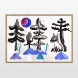 drawings, gouache-painting, watercolor-paintings, colorful, family-friendly, figurative, landscape, minimalistic, pop, animals, botany, nature, wildlife, black, blue, gouache, ink, paper, beautiful, danish, decorative, design, forest, interior, interior-design, modern, mountains, nordic, plants, posters, pretty, prints, scandinavien, Buy original high quality art. Paintings, drawings, limited edition prints & posters by talented artists.