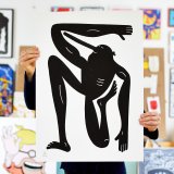posters-prints, giclee-print, family-friendly, graphical, illustrative, pop, portraiture, bodies, movement, people, black, white, ink, paper, amusing, black-and-white, contemporary-art, copenhagen, danish, family, interior, interior-design, modern, modern-art, nordic, pop-art, posters, prints, scandinavien, Buy original high quality art. Paintings, drawings, limited edition prints & posters by talented artists.