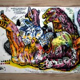 posters-prints, giclee-print, colorful, family-friendly, figurative, graphical, illustrative, animals, cartoons, children, livestock, pets, wildlife, orange, purple, violet, white, yellow, ink, paper, cats, contemporary-art, cute, danish, decorative, design, interior, interior-design, modern, modern-art, nordic, posters, prints, scandinavien, Buy original high quality art. Paintings, drawings, limited edition prints & posters by talented artists.