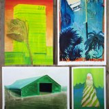 posters-prints, giclee-print, aesthetic, figurative, graphical, illustrative, landscape, architecture, moods, beige, brown, green, turquoise, ink, autumn, beautiful, buildings, contemporary-art, danish, decorative, design, interior, interior-design, modern, modern-art, nordic, posters, prints, scandinavien, Buy original high quality art. Paintings, drawings, limited edition prints & posters by talented artists.
