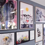 We belong together | Posters-prints, Giclee-print | My Buemann | Beauton Art Gallery posters-prints, giclee-print, family-friendly, illustrative, minimalistic, children, moods, people, black, white, paper, black-and-white, cute, danish, design, interior, interior-design, love, modern, modern-art, nordic, posters, prints, scandinavien, Buy original high quality art. Paintings, drawings, limited edition prints & posters by talented artists.