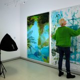 paintings, abstract, colorful, landscape, botany, nature, oceans, sky, blue, green, turquoise, oil, abstract-forms, atmosphere, autumn, beautiful, contemporary-art, decorative, design, flowers, forest, garden, interior, interior-design, modern, modern-art, natural, plants, pretty, romantic, scenery, sea, water, Buy original high quality art. Paintings, drawings, limited edition prints & posters by talented artists.