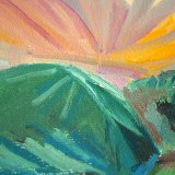paintings, aesthetic, colorful, landscape, pop, moods, nature, seasons, sky, brown, green, orange, pastel, cotton-canvas, oil, beautiful, bright, contemporary-art, cute, danish, day, decorative, design, family, forest, horizontal, impressionism, interior, interior-design, modern, modern-art, nordic, outdoors, plants, pretty, scandinavien, scenery, summer, sun, tranquil, travel, wild, Buy original high quality art. Paintings, drawings, limited edition prints & posters by talented artists.