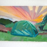 paintings, aesthetic, colorful, landscape, pop, moods, nature, seasons, sky, brown, green, orange, pastel, cotton-canvas, oil, beautiful, bright, contemporary-art, cute, danish, day, decorative, design, family, forest, horizontal, impressionism, interior, interior-design, modern, modern-art, nordic, outdoors, plants, pretty, scandinavien, scenery, summer, sun, tranquil, travel, wild, Buy original high quality art. Paintings, drawings, limited edition prints & posters by talented artists.