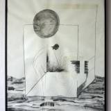 Transition - 50 x 70 cm. An original illustration by artist Emilie Aastrup. strong and expressive art illustrations and drawings, talented Danish illustrator, cartoonist