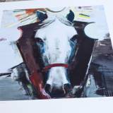 art-prints, gliceé, aesthetic, animals, family-friendly, livestock, brown, grey, white, ink, paper, expressionism, horses, men, Buy original high quality art. Paintings, drawings, limited edition prints & posters by talented artists.
