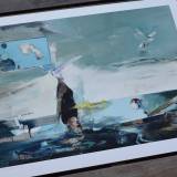 art-prints, gliceé, aesthetic, landscape, portraiture, bodies, nature, oceans, sailing, sky, blue, grey, white, ink, paper, abstract-forms, atmosphere, boats, contemporary-art, danish, design, expressionism, interior, interior-design, modern, modern-art, nordic, scandinavien, vessels, water, Buy original high quality art. Paintings, drawings, limited edition prints & posters by talented artists.