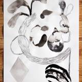 drawings, gouache, watercolors, abstract, illustrative, minimalistic, monochrome, botany, patterns, black, grey, white, artliner, watercolor, abstract-forms, decorative, flowers, forest, interior, interior-design, plants, trees, Buy original high quality art. Paintings, drawings, limited edition prints & posters by talented artists.