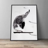 strong and expressive illustrations, talented young artist, online art gallery