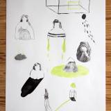 drawings, watercolors, figurative, geometric, portraiture, architecture, people, black, neon, artliner, paper, watercolor, abstract-forms, architectural, beautiful, decorative, faces, houses, interior, interior-design, pretty, Buy original high quality art. Paintings, drawings, limited edition prints & posters by talented artists.