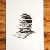 drawings, aesthetic, figurative, landscape, monochrome, botany, nature, patterns, black, grey, charcoal, scenery, Buy original high quality art. Paintings, drawings, limited edition prints & posters by talented artists.