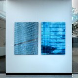 paintings, figurative, geometric, minimalistic, architecture, patterns, sky, black, blue, grey, cotton-canvas, oil, architectural, atmosphere, buildings, contemporary-art, danish, design, modern, modern-art, natural, naturalism, nordic, realism, scandinavien, Buy original high quality art. Paintings, drawings, limited edition prints & posters by talented artists.