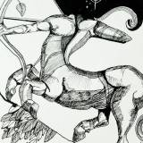 illustration. Expressive modern art. animals. talented artists, online art gallery.