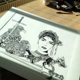 illustration. Expressive modern art. animals. talented artists, online art gallery.