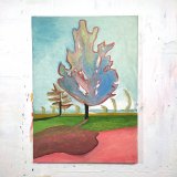 Georg Brandes Plads | Malerier | Rafael Guerrero Céspedes | Beauton Art Gallery malerier, æstetiske, nordisk, landskab, eskspressionisme, Scandinavisk, botanik, stemninger, forår, natur, årstider, pink, grønne, violet, blå,  bomuldslærred, olie, atmosfære, smukke, samtidskunst, træer, dag, dekorative, skov, lodret, moderne-kunst, naturlig, naturealistiske, udendørs, sceneri, sommer, sol, symbolsk, rolige, vilde, københavn, Køb original kunst og kunstplakater. Malerier, tegninger, limited edition kunsttryk & plakater af dygtige kunstnere.
