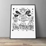 Girls Will Be Girls | Art-prints, Gliceé | Patrick Ringsborg | Beauton Art Gallery art-prints, gliceé, aesthetic, figurative, portraiture, bodies, children, humor, sexuality, black, white, paper, abstract-forms, amusing, contemporary-art, danish, decorative, interior, interior-design, modern, modern-art, nude, posters, prints, Buy original high quality art. Paintings, drawings, limited edition prints & posters by talented artists.