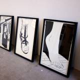 drawings, aesthetic, figurative, portraiture, bodies, sexuality, black, grey, white, artliner, ink, paper, marker, nude, Buy original high quality art. Paintings, drawings, limited edition prints & posters by talented artists.