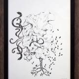 drawings, aesthetic, graphical, illustrative, botany, sky, black, white, artliner, paper, abstract-forms, contemporary-art, danish, design, forest, interior, interior-design, modern, modern-art, nordic, scandinavien, trees, Buy original high quality art. Paintings, drawings, limited edition prints & posters by talented artists.