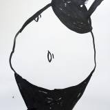 Things i see when I close my eyes #3 - 30 x 42 cm. An original illustration by artist My Buemann. The illustration is not framed. strong and expressive art illustrations and drawings, talented Danish illustrator