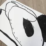 drawings, family-friendly, graphical, illustrative, monochrome, pop, children, everyday life, black, white, paper, marker, abstract-forms, black-and-white, cute, family, kids, sketch, street-art, Buy original high quality art. Paintings, drawings, limited edition prints & posters by talented artists.