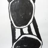 Things i see when I close my eyes #7 - 30 x 42 cm. An original illustration by artist My Buemann. The illustration is not framed. strong and expressive art illustrations and drawings, talented Danish illustrator, cartoonist