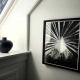 drawings, paintings, abstract, graphical, monochrome, patterns, science, sky, black, acrylic, atmosphere, black-and-white, contemporary-art, danish, decorative, design, interior, interior-design, modern, modern-art, nordic, scandinavien, Buy original high quality art. Paintings, drawings, limited edition prints & posters by talented artists.