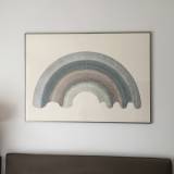 IMPOSSIBLE RAINBOW_ linocut_private collection
