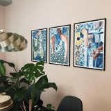 Act of Pattern, Studium | Posters-prints, Giclee-print | Aleksandra Kalisz | Beauton Art Gallery posters-prints, giclee-print, colorful, figurative, graphical, portraiture, bodies, patterns, religion, beige, blue, red, white, yellow, ink, paper, beautiful, contemporary-art, danish, decorative, design, female, flowers, interior, interior-design, love, natural, naturalism, nordic, romantic, scandinavien, vivid, women, Buy original high quality art. Paintings, drawings, limited edition prints & posters by talented artists.