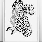 art-prints, linocuts, animal, figurative, graphical, monochrome, pop, portraiture, bodies, cartoons, wildlife, black, white, acrylic, black-and-white, contemporary-art, danish, decorative, design, interior, interior-design, modern, modern-art, nordic, posters, scandinavien, wild-animals, Buy original high quality art. Paintings, drawings, limited edition prints & posters by talented artists.