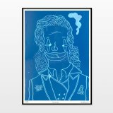 posters-prints, giclee-print, figurative, graphical, illustrative, pop, portraiture, bodies, cartoons, humor, people, blue, turquoise, ink, paper, amusing, cigarettes, contemporary-art, danish, decorative, design, interior, interior-design, modern, modern-art, nordic, posters, prints, scandinavien, Buy original high quality art. Paintings, drawings, limited edition prints & posters by talented artists.