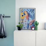 Act of Pattern, Studium | Posters-prints, Giclee-print | Aleksandra Kalisz | Beauton Art Gallery posters-prints, giclee-print, colorful, figurative, graphical, portraiture, bodies, patterns, religion, beige, blue, red, white, yellow, ink, paper, beautiful, contemporary-art, danish, decorative, design, female, flowers, interior, interior-design, love, natural, naturalism, nordic, romantic, scandinavien, vivid, women, Buy original high quality art. Paintings, drawings, limited edition prints & posters by talented artists.