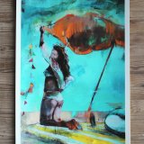 posters-prints, giclee-print, aesthetic, colorful, figurative, graphical, landscape, portraiture, bodies, nature, oceans, people, sky, blue, green, orange, red, turquoise, yellow, ink, paper, beach, beautiful, danish, female, interior, interior-design, nordic, posters, pretty, scandinavien, summer, women, Buy original high quality art. Paintings, drawings, limited edition prints & posters by talented artists.