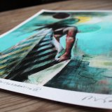 Lost in Celebration VII | Posters-prints | Marck Fink | Beauton Art Gallery posters-prints, aesthetic, colorful, figurative, graphical, illustrative, landscape, portraiture, bodies, nature, oceans, people, sky, blue, green, turquoise, yellow, ink, paper, beach, beautiful, danish, decorative, design, female, interior, interior-design, nordic, posters, pretty, scandinavien, summer, women, Buy original high quality art. Paintings, drawings, limited edition prints & posters by talented artists.