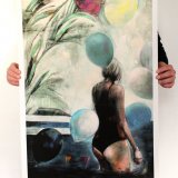 posters-prints, giclee-print, aesthetic, colorful, figurative, graphical, illustrative, landscape, bodies, botany, nature, oceans, people, blue, green, turquoise, yellow, ink, paper, beach, beautiful, danish, decorative, design, female, flowers, interior, interior-design, nordic, posters, pretty, scandinavien, women, Buy original high quality art. Paintings, drawings, limited edition prints & posters by talented artists.