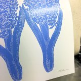 posters-prints, linocuts, aesthetic, figurative, graphical, illustrative, minimalistic, still-life, botany, nature, patterns, blue, white, acrylic, paper, beautiful, copenhagen, danish, decorative, design, flowers, interior, interior-design, nordic, plants, posters, scandinavien, Buy original high quality art. Paintings, drawings, limited edition prints & posters by talented artists.