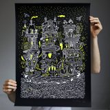 posters-prints, serigraphs, aesthetic, family-friendly, figurative, graphical, landscape, architecture, cartoons, moods, nature, oceans, sailing, transportation, black, white, yellow, acrylic, paper, beautiful, boats, buildings, contemporary-art, danish, decorative, design, modern, modern-art, nordic, party, posters, pretty, prints, scandinavien, sea, Buy original high quality art. Paintings, drawings, limited edition prints & posters by talented artists.