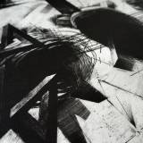 art-prints, engravings, abstract, graphical, monochrome, movement, patterns, black, grey, white, ink, paper, abstract-forms, atmosphere, black-and-white, conceptual, danish, decorative, design, interior, interior-design, nordic, scandinavien, Buy original high quality art. Paintings, drawings, limited edition prints & posters by talented artists.