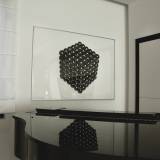 MAGNETIC CUBE linocut_private collection