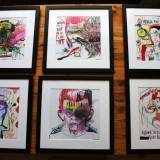 drawings, colorful, illustrative, pop, cartoons, typography, black, purple, red, paper, marker, pencils, amusing, bright, contemporary-art, danish, design, interior, interior-design, love, men, modern, modern-art, nordic, pop-art, scandinavien, sketch, square, street-art, vivid, words, Buy original high quality art. Paintings, drawings, limited edition prints & posters by talented artists.
