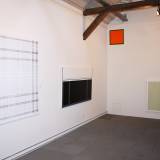 best art online, aesthetic, minimalist painting, simple, stylish, lines, orange, purple, graphic, design