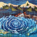 paintings, colorful, expressive, landscape, moods, movement, nature, seasons, blue, green, turquoise, yellow, acrylic, cotton-canvas, copenhagen, danish, decorative, design, expressionism, interior, interior-design, mountains, naive, nordic, scandinavien, scenery, vivid, water, Buy original high quality art. Paintings, drawings, limited edition prints & posters by talented artists.