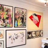 Original drawing by Halfdan Pisket - Beauton Art Gallery Running sport cartoon black white - strong and expressive art illustrations and drawings, talented Danish illustrator, cartoonist, faverige