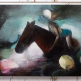paintings, expressive, figurative, graphical, surrealistic, bodies, livestock, oceans, people, sexuality, blue, brown, pink, yellow, acrylic, charcoal, cotton-canvas, oil, spray-paint, beach, beautiful, contemporary-art, copenhagen, dark, expressionism, fantasy, female, girls, horses, icons, interior, interior-design, modern-art, nordic, scandinavien, sea, shapes, silhouette, symbolic, water, women, Buy original high quality art. Paintings, drawings, limited edition prints & posters by talented artists.