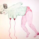 drawings, gouache, watercolors, figurative, portraiture, surrealistic, bodies, moods, sexuality, green, pink, gouache, paper, contemporary-art, decorative, erotic, expressionism, interior, interior-design, modern, modern-art, nude, sexual, Buy original high quality art. Paintings, drawings, limited edition prints & posters by talented artists.