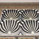 Mihrab II - 70 x 100 cm. Limited edition linocut print by Marta Banaszak MIHRAB II linocut_exhibition