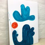 paintings, family-friendly, graphical, illustrative, minimalistic, pop, bodies, people, sport, blue, orange, turquoise, white, acrylic, flax-canvas, abstract-forms, amusing, contemporary-art, copenhagen, danish, decorative, design, hats, interior, interior-design, modern, modern-art, nordic, pop-art, scandinavien, street-art, Buy original high quality art. Paintings, drawings, limited edition prints & posters by talented artists.