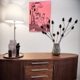 paintings, figurative, pop, portraiture, still-life, bodies, everyday life, humor, black, pink, acrylic, cotton-canvas, amusing, contemporary-art, danish, decorative, design, food, interior, interior-design, love, modern, modern-art, nordic, scandinavien, street-art, Buy original high quality art. Paintings, drawings, limited edition prints & posters by talented artists.