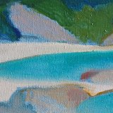 paintings, aesthetic, colorful, expressive, landscape, botany, moods, nature, oceans, sky, blue, green, pastel, turquoise, flax-canvas, oil, beautiful, contemporary-art, decorative, design, interior, interior-design, modern, modern-art, Buy original high quality art. Paintings, drawings, limited edition prints & posters by talented artists.